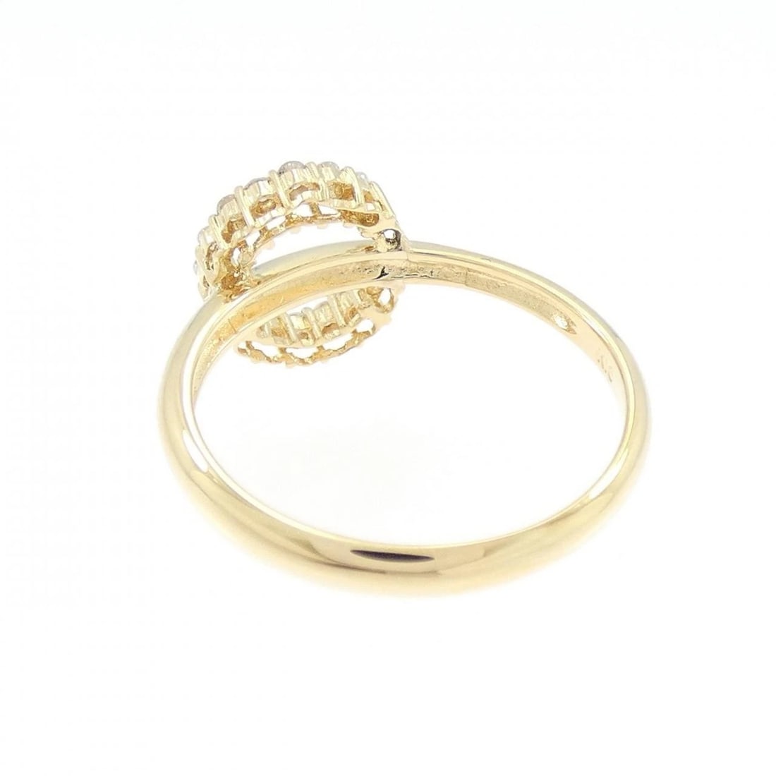 K18YG DIAMOND RING - 2
