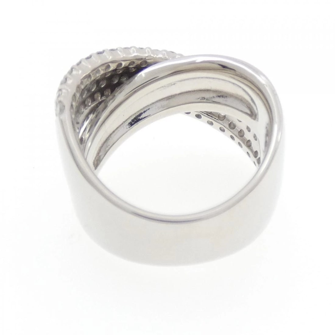 PT900 PAVE DIAMOND RING - 3