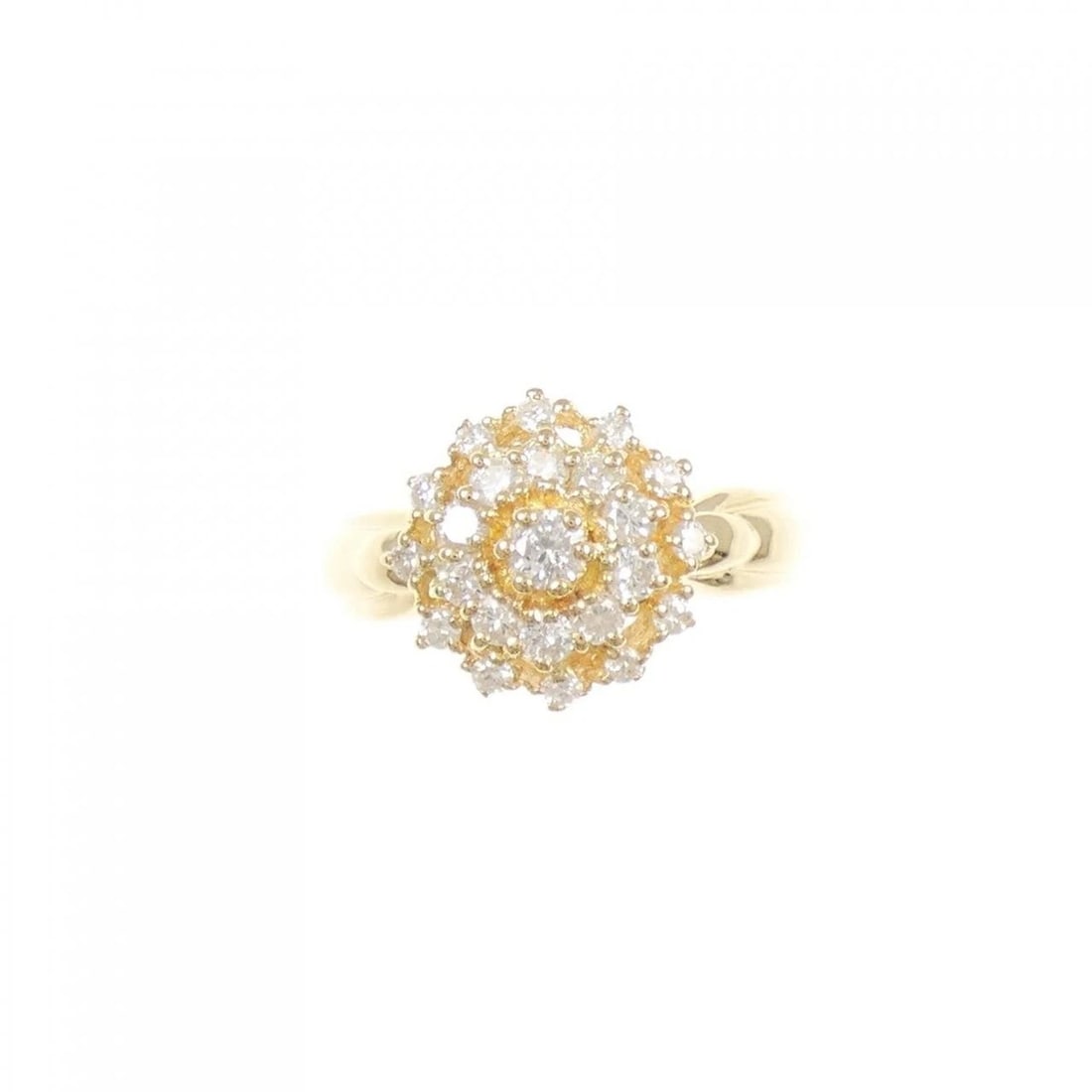 K18YG DIAMOND RING - 2