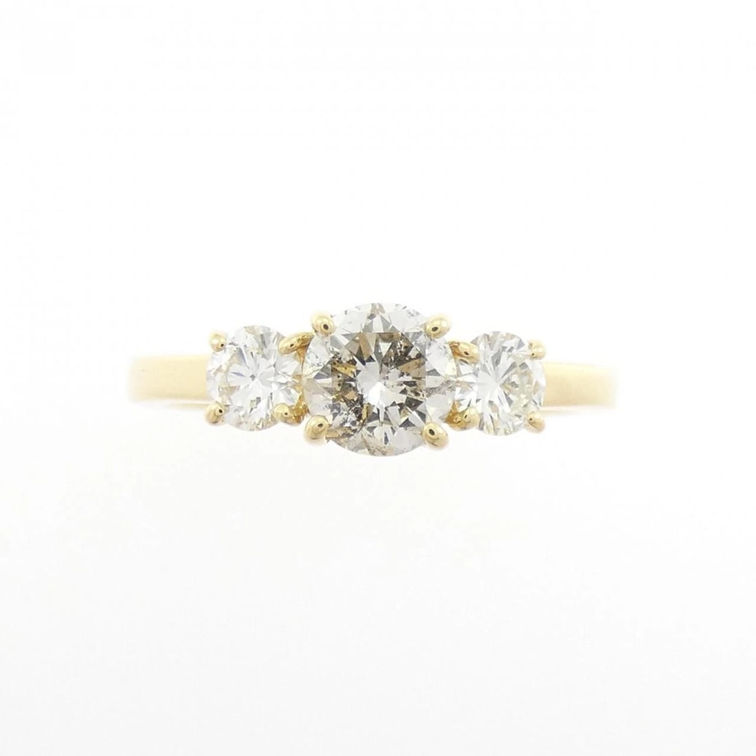 K18YG DIAMOND RING - 2