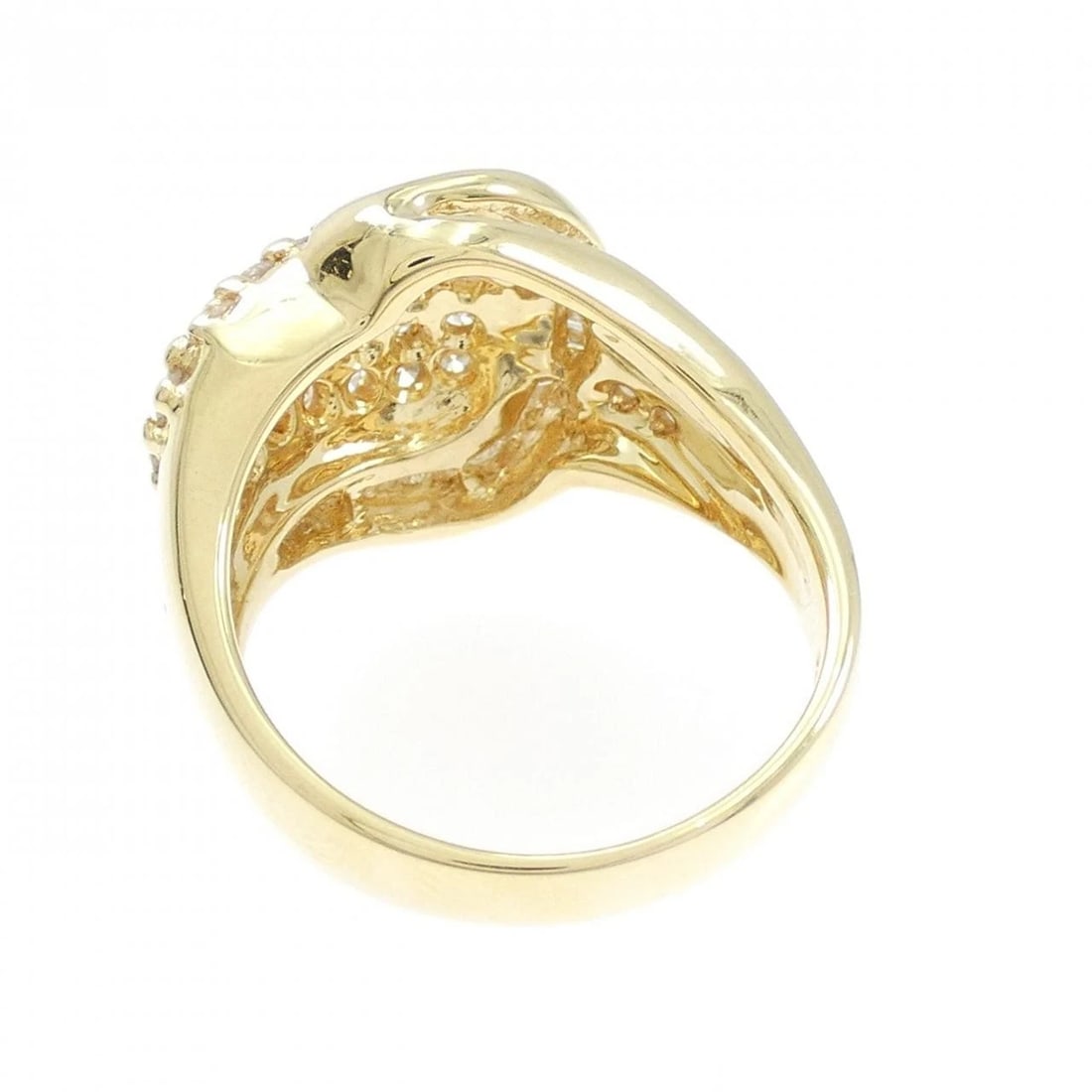 K18YG DIAMOND RING - 2