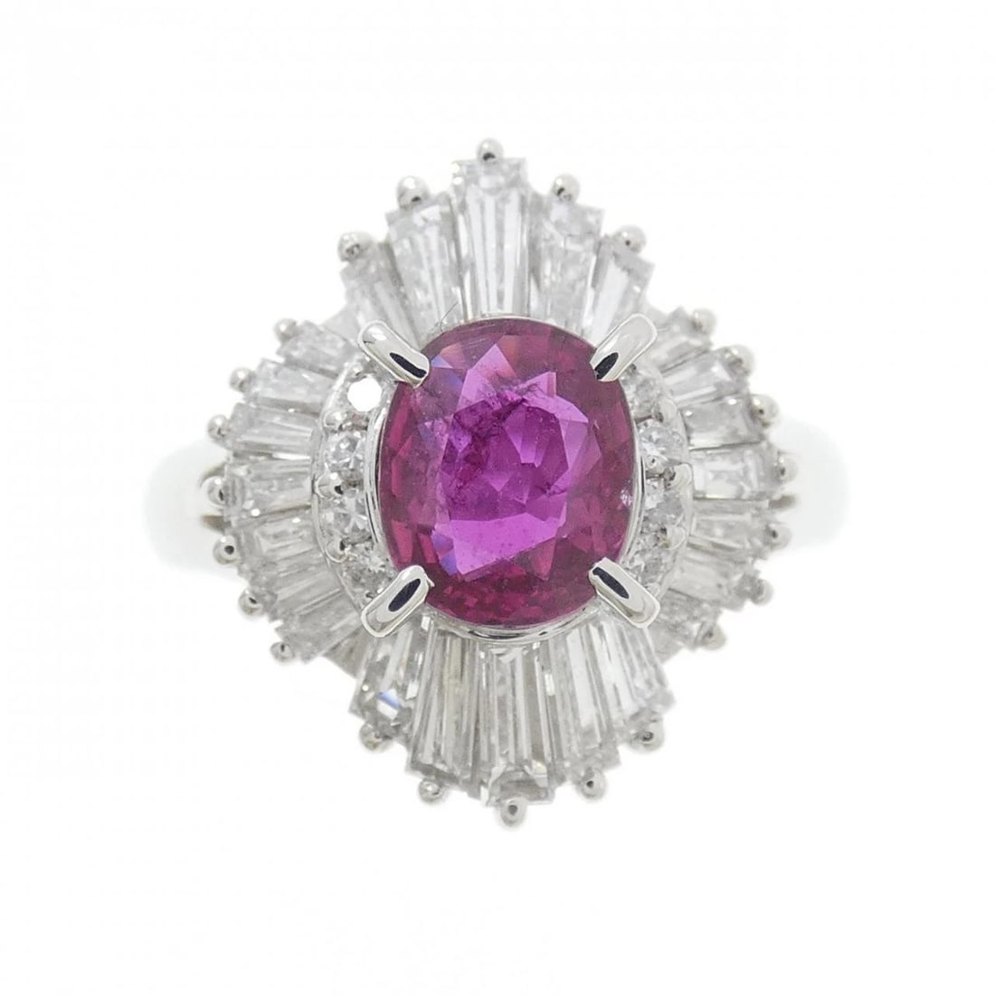 PT900 RUBY RING - 2
