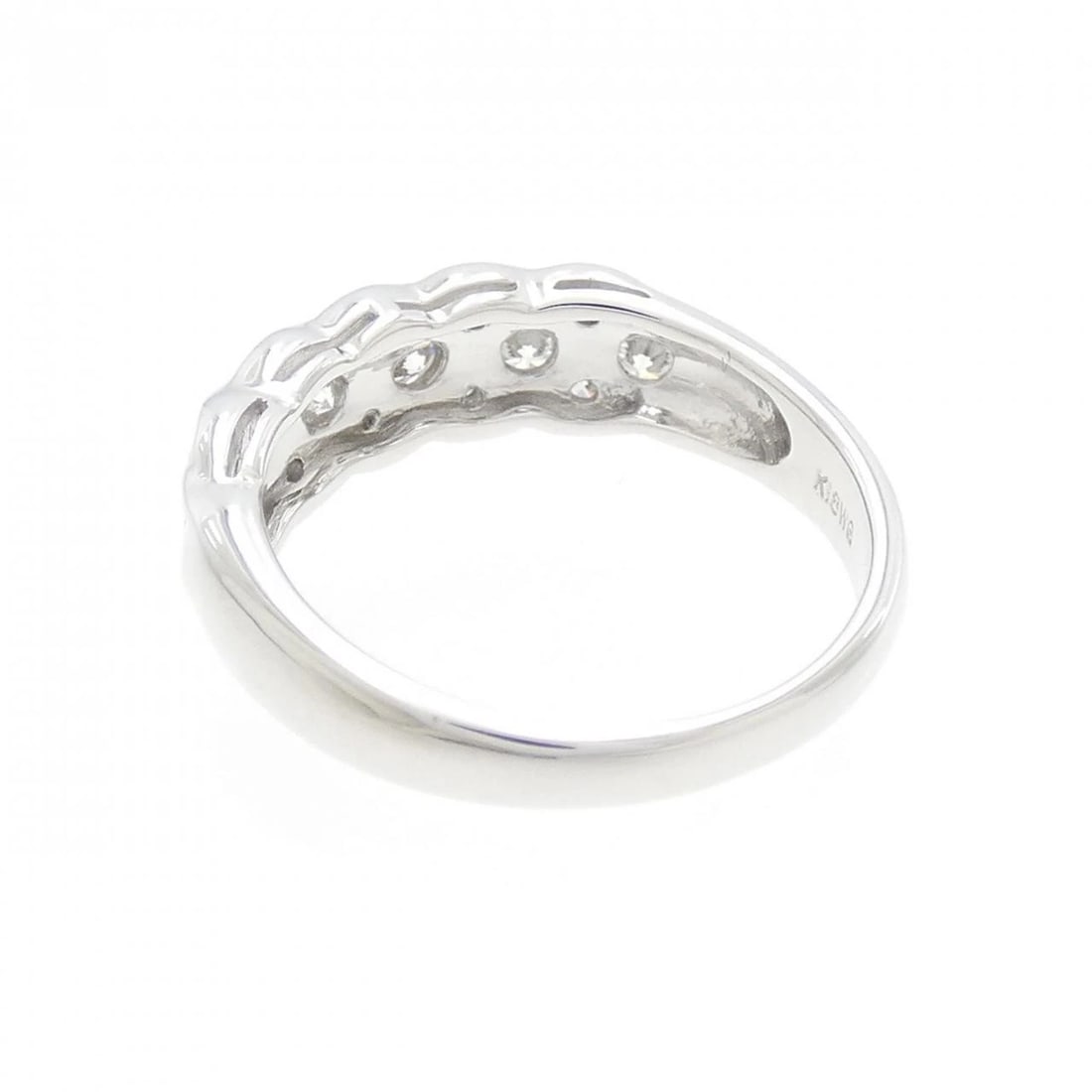 K18WG DIAMOND RING - 2