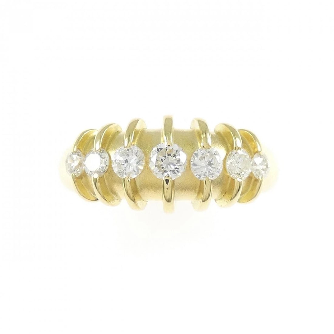 K18YG DIAMOND RING - 2