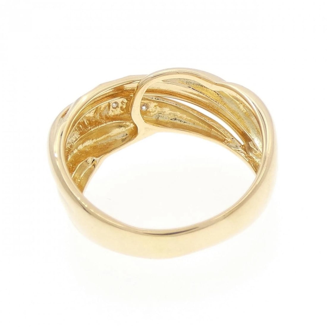 K18YG DIAMOND RING - 2