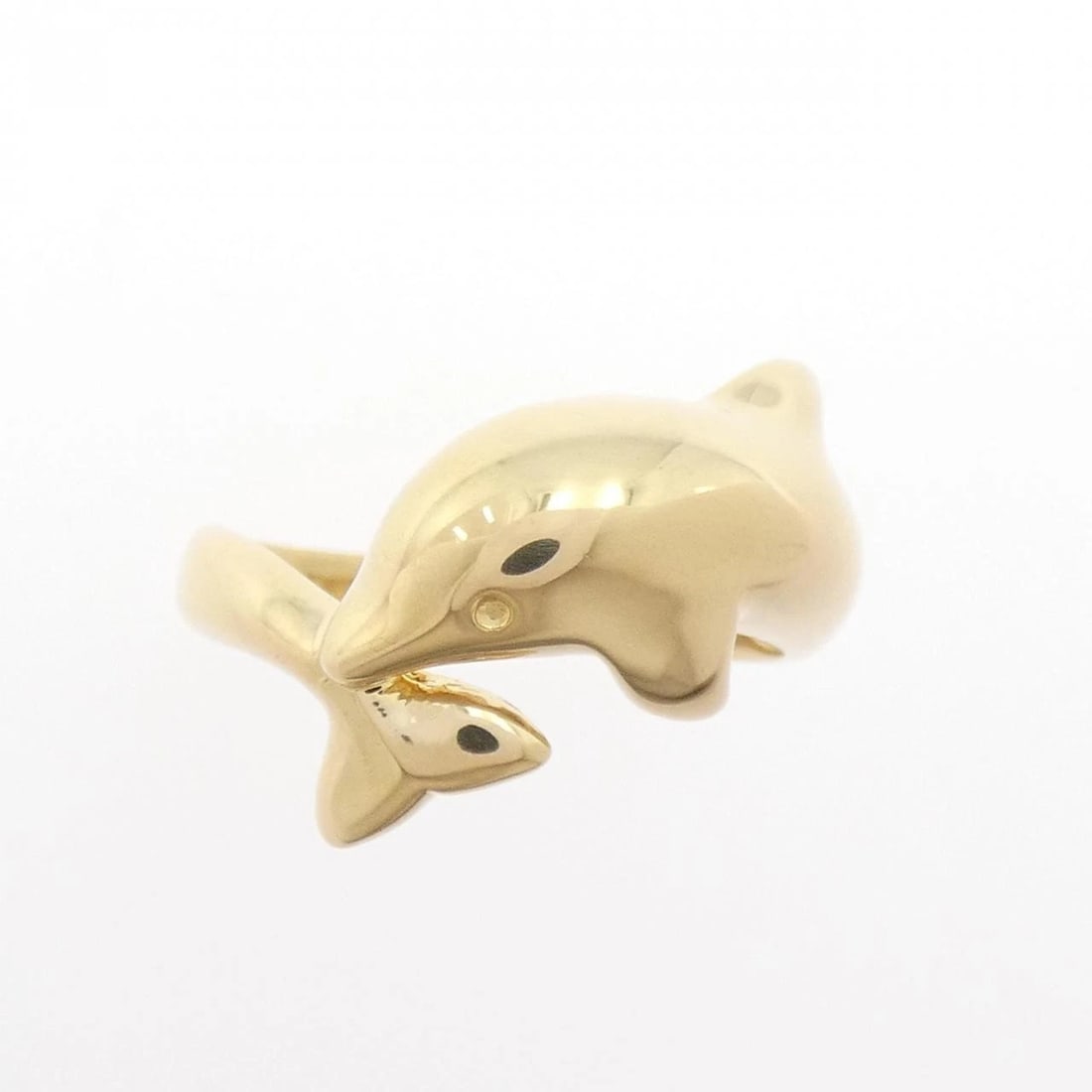 K18YG DOLPHIN RING - 2