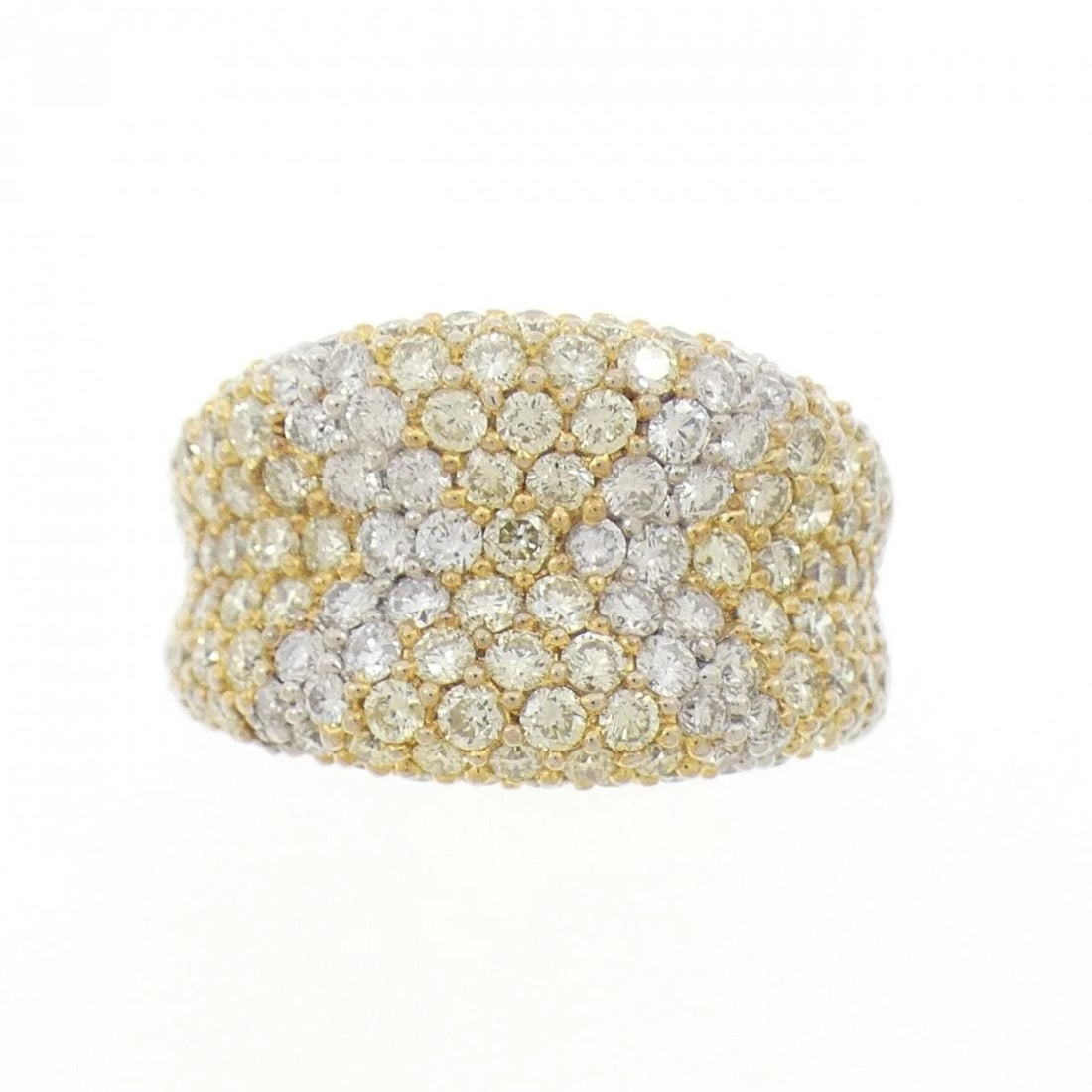 K18WG/K18YG DIAMOND RING - 2