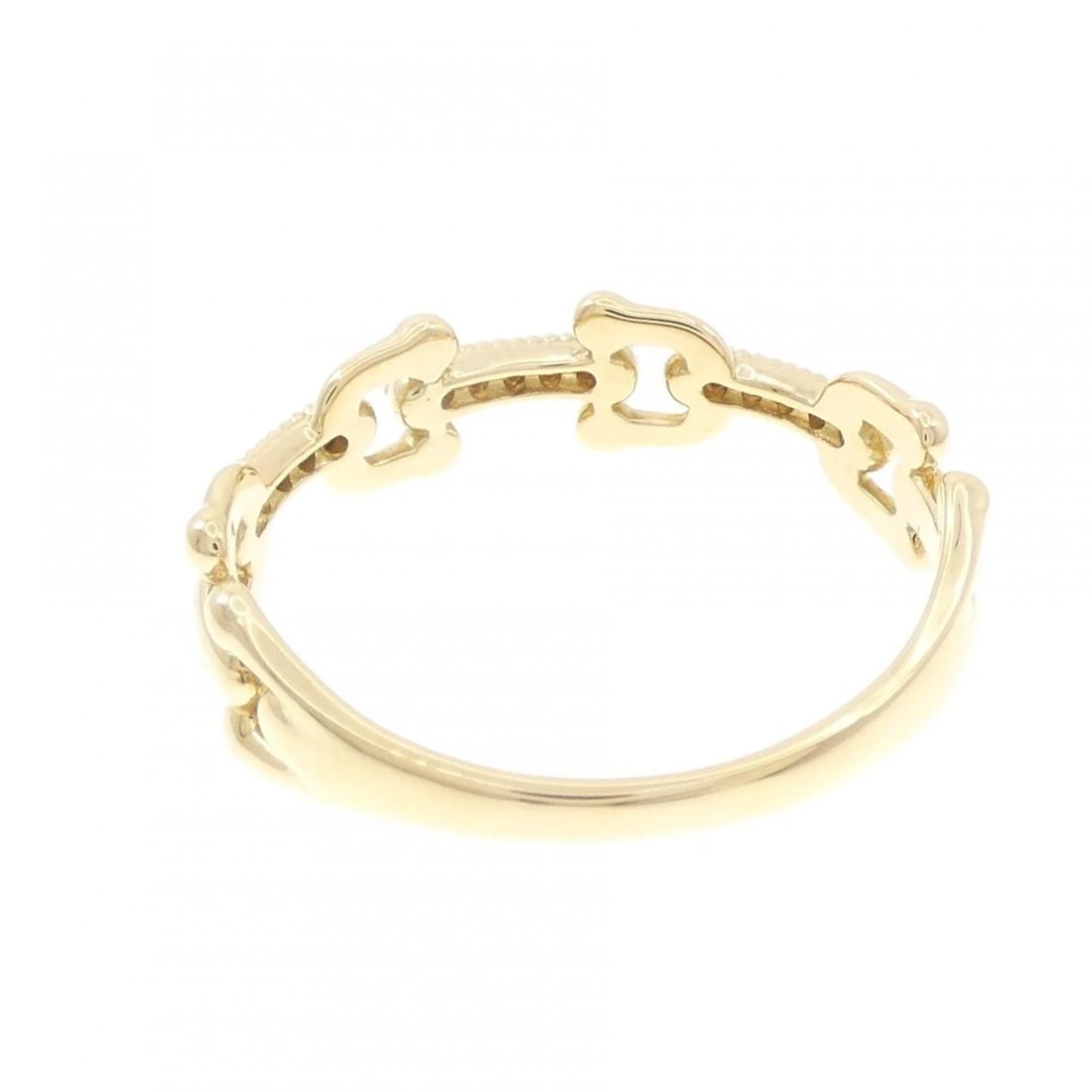 K18YG DIAMOND RING - 2