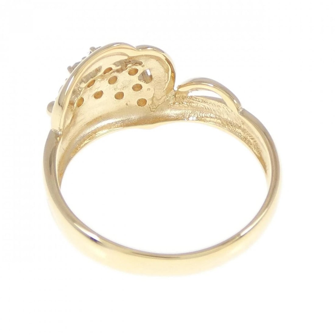 K18YG DIAMOND RING - 2