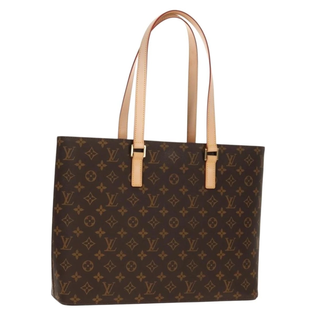 LOUIS VUITTON MONOGRAM LUCO TOTE BAG: LOUIS VUITTON Monogram Luco Tote Bag Brand: LOUIS VUITTON Type/Style: Tote Bag Material: Monogram Cavas Color: Monogram Size: Size(Inch) W16.1 x H11.0 x D8.3inch(Approx) Accessories: None
