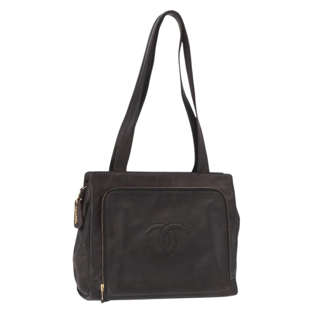 CHANEL MATELASSE TOTE BAG LAMB SKIN BROWN GOLD: CHANEL Matelasse Tote Bag Lamb Skin Brown Gold Brand: CHANEL Type/Style: Tote Bag Material: Lamb Skin Color: Brown/Gold Size: Size(Inch) W12.6 x H9.8 x D3.9inch(Approx) Handle Drop:13.0inch(Approx)