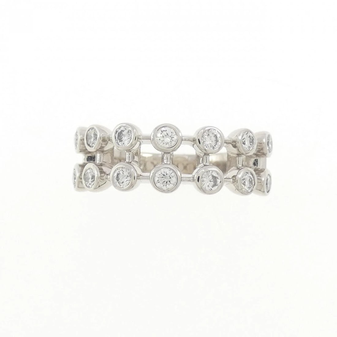 MIKIMOTO DIAMOND RING: Mikimoto Diamond Ring Brand: MIKIMOTO Type/Style: Mikimoto Ring Material: Platinum950, Main Stone natural Color: silver Size: US 5 Accessories: None Accessories Notice: When purchasing pre-owned
