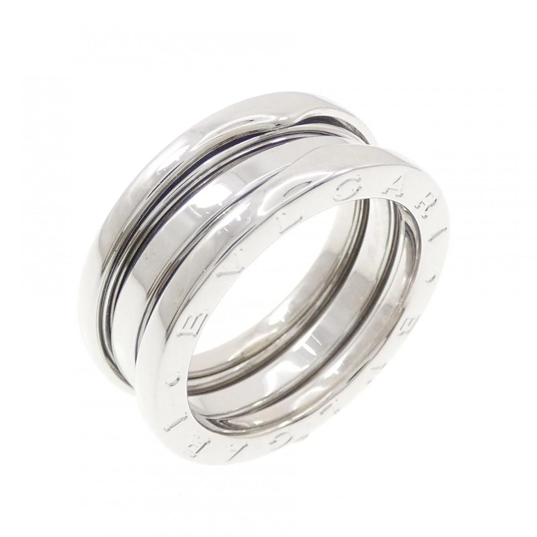 BVLGARI RING: Bvlgari Ring Brand: BVLGARI Type/Style: Bulgari Ring Material: 750 white gold, Color: White Gold Size: US 6 1/4 Accessories: None Accessories Notice: When purchasing pre-owned goods, please refer to