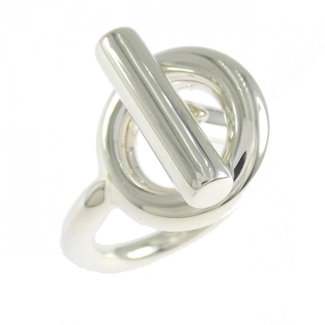 HERMES ECHAPPE RING: Hermes Echappe Ring Brand: HERMES Type/Style: Hermes Ring Material: 925Silver, Color: Silver Size: US 5 1/4 Accessories: None Accessories Notice: When purchasing pre-owned goods, please refer to the