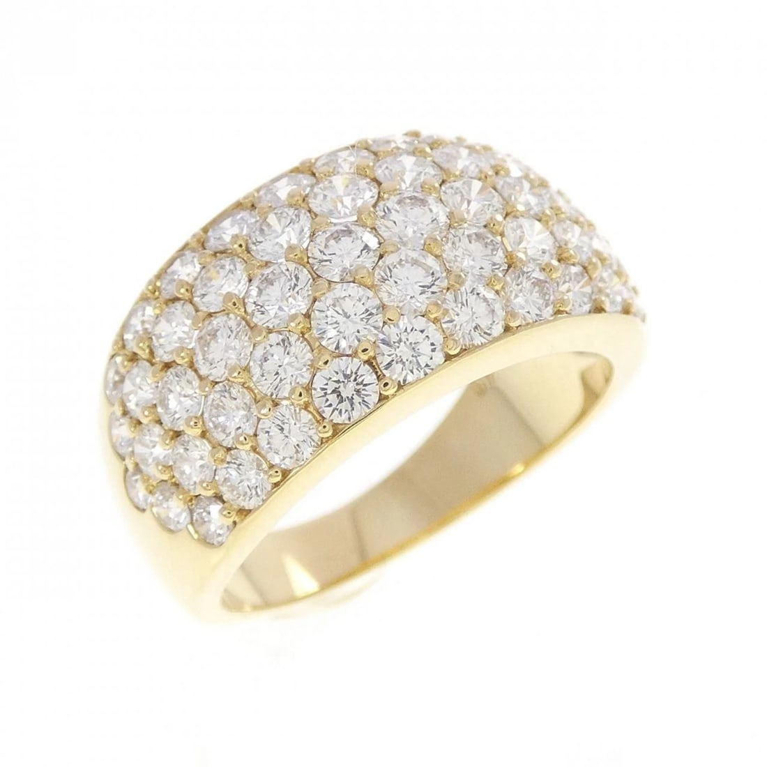 MIKIMOTO DIAMOND RING: Mikimoto Diamond Ring Brand: MIKIMOTO Type/Style: Mikimoto Ring Material: K18 yellow gold, Main Stone Natural Color: yellow gold Size: US 7 Accessories: None Accessories Notice: When purchasing