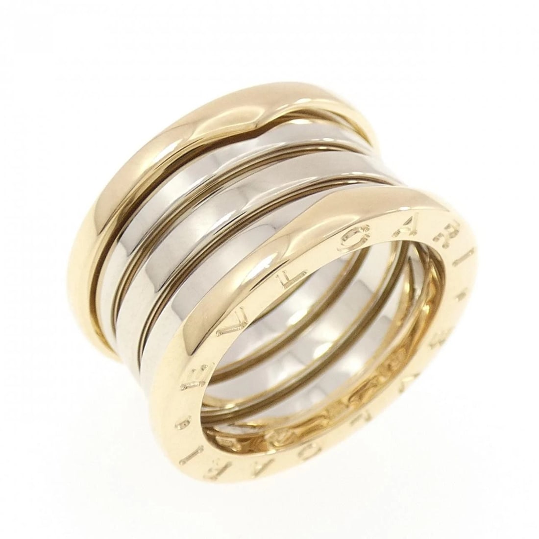 BVLGARI RING: Bvlgari Ring Brand: BVLGARI Type/Style: Bulgari Ring Material: 750 white gold/750 yellow gold, Color: YG,WG Size: US 5 1/4 Accessories: None Accessories Notice: When purchasing pre-owned goods,
