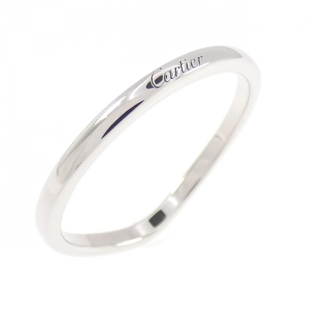 CARTIER BALLERINA RING: Cartier Ballerina Ring Brand: CARTIER Type/Style: Cartier Ring Material: Platinum950, Color: silver Size: US 8 1/2 Accessories: None Accessories Notice: When purchasing pre-owned goods, please refer