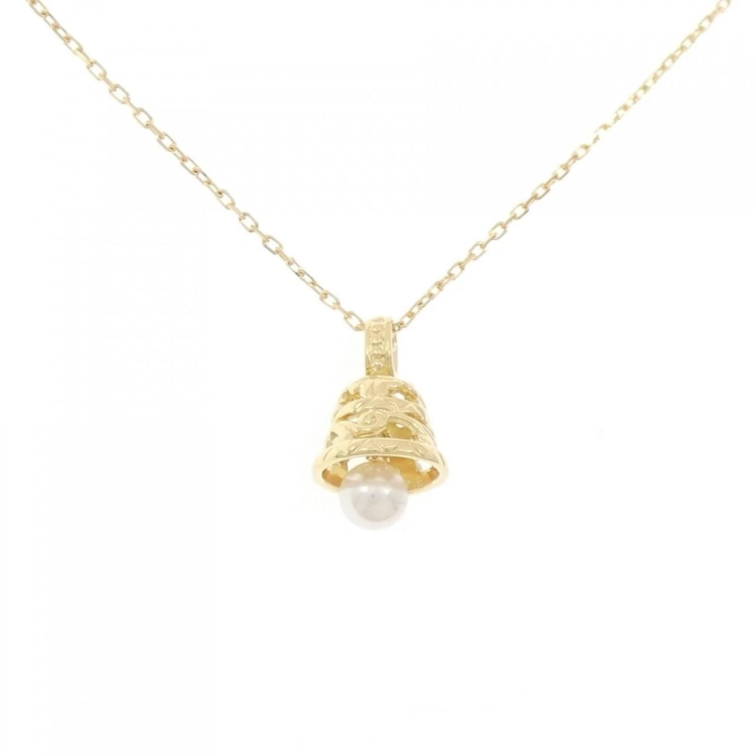 MIKIMOTO AKOYA PEARL NECKLACE: Mikimoto Akoya Pearl Necklace Brand: MIKIMOTO Type/Style: Mikimoto Necklace Material: K18 yellow gold, Main Stone Akoya Pearl Color: yellow gold Size: Length 40cm Actual Size Pendant Length approx. x