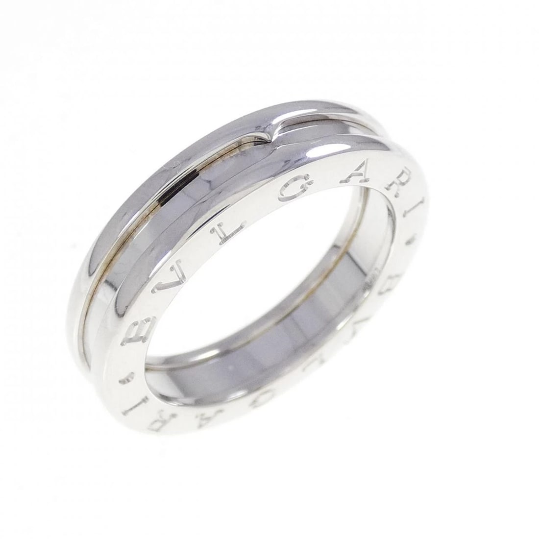 BVLGARI RING: Bvlgari ring Brand: BVLGARI Type/Style: Bulgari Ring Material: 750 white gold, Color: White gold Size: US 7 Accessories: None Accessories Notice: When purchasing pre-owned goods, please refer to the