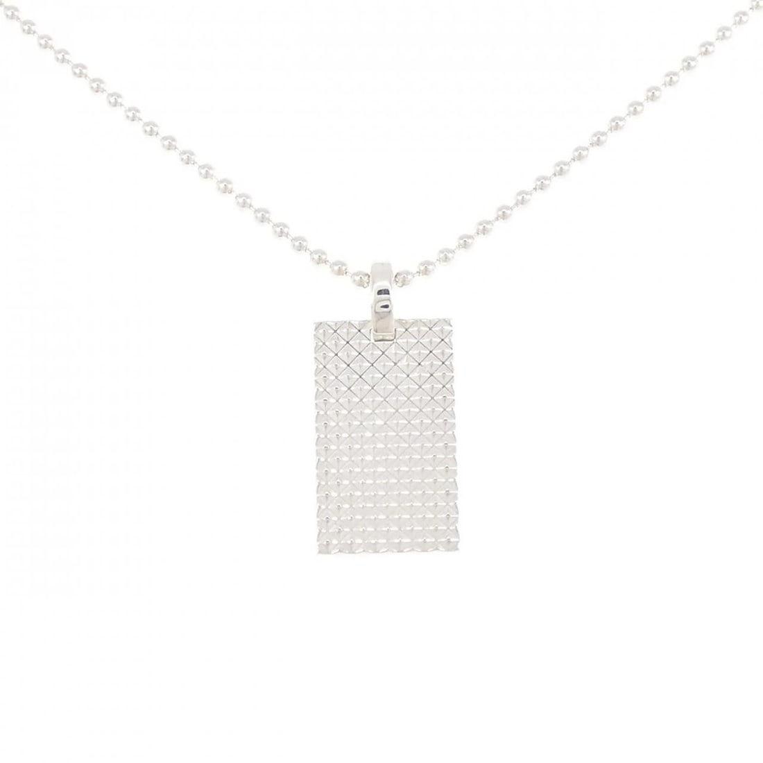 TIFFANY&CO. 925 NECKLACE: TIFFANY&Co. 925 Necklace Brand: TIFFANY&Co. Type/Style: TIFFANY&Co. Necklace Material: 925Silver, Color: Silver Size: Lenght 61cm Actual Size Pendant Length approx. x width approx.: 29.3mmx13.8mm