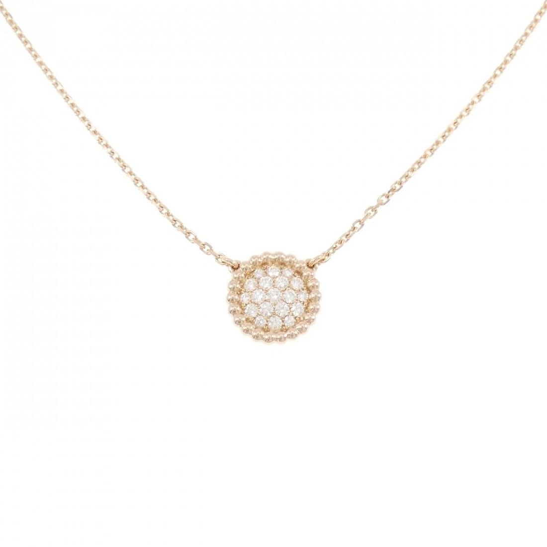VAN CLEEF & ARPELS PERLEE NECKLACE: Van Cleef & Arpels Perlee Necklace Brand: Van Cleef & Arpels Type/Style: Van Cleef & Arpels Necklace Material: 750Pink Gold, Main Stone Natural Color: Pink Gold Size: Length 37?42cm Actual Size