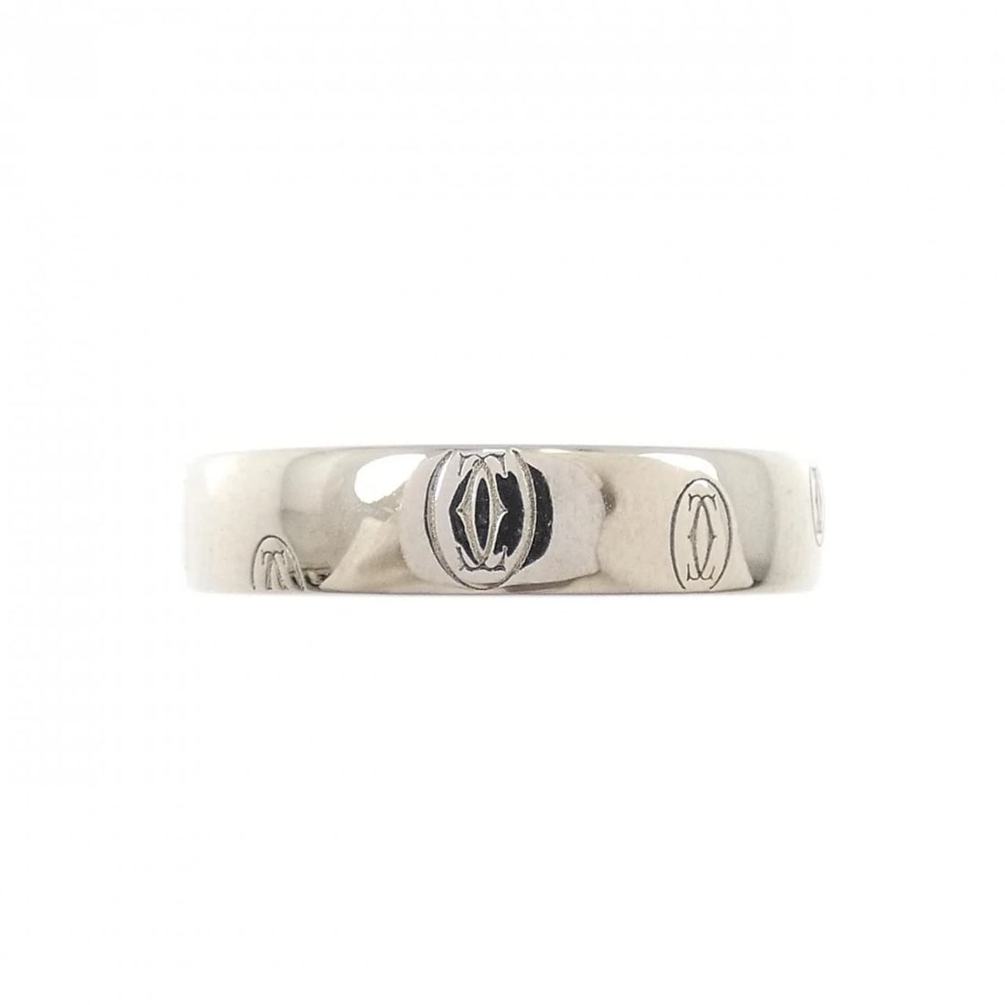 CARTIER HAPPY BIRTHDAY RING: Cartier Happy Birthday Ring Brand: CARTIER Type/Style: Cartier Ring Material: 750 white gold, Color: White Gold Size: US 4 1/2 Accessories: None Accessories Notice: When purchasing pre-owned goods,