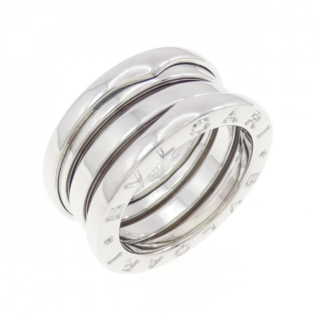 BVLGARI RING: Bvlgari Ring Brand: BVLGARI Type/Style: Bulgari Ring Material: 750White Gold, Color: White Gold Size: US 4 Accessories: None Accessories Notice: When purchasing pre-owned goods, please refer to the