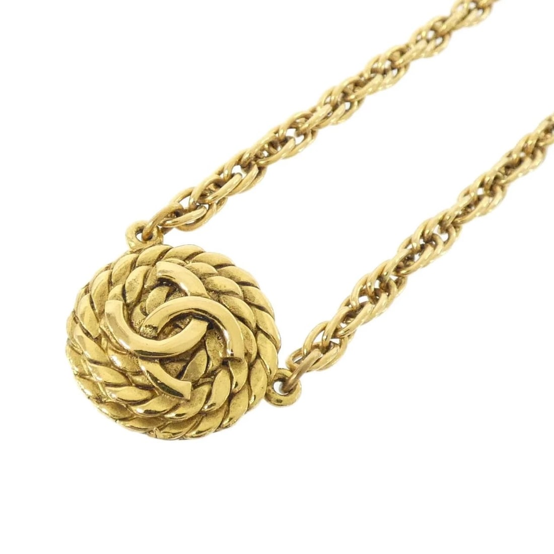 CHANEL NECKLACE: Chanel Necklace Brand: CHANEL Type/Style: Chanel Necklace Material: None, Color: Gold Size: Length : 35cm Top width x height: 2cm x2cm Accessories: None Accessories Notice: When purchasing pre-owned