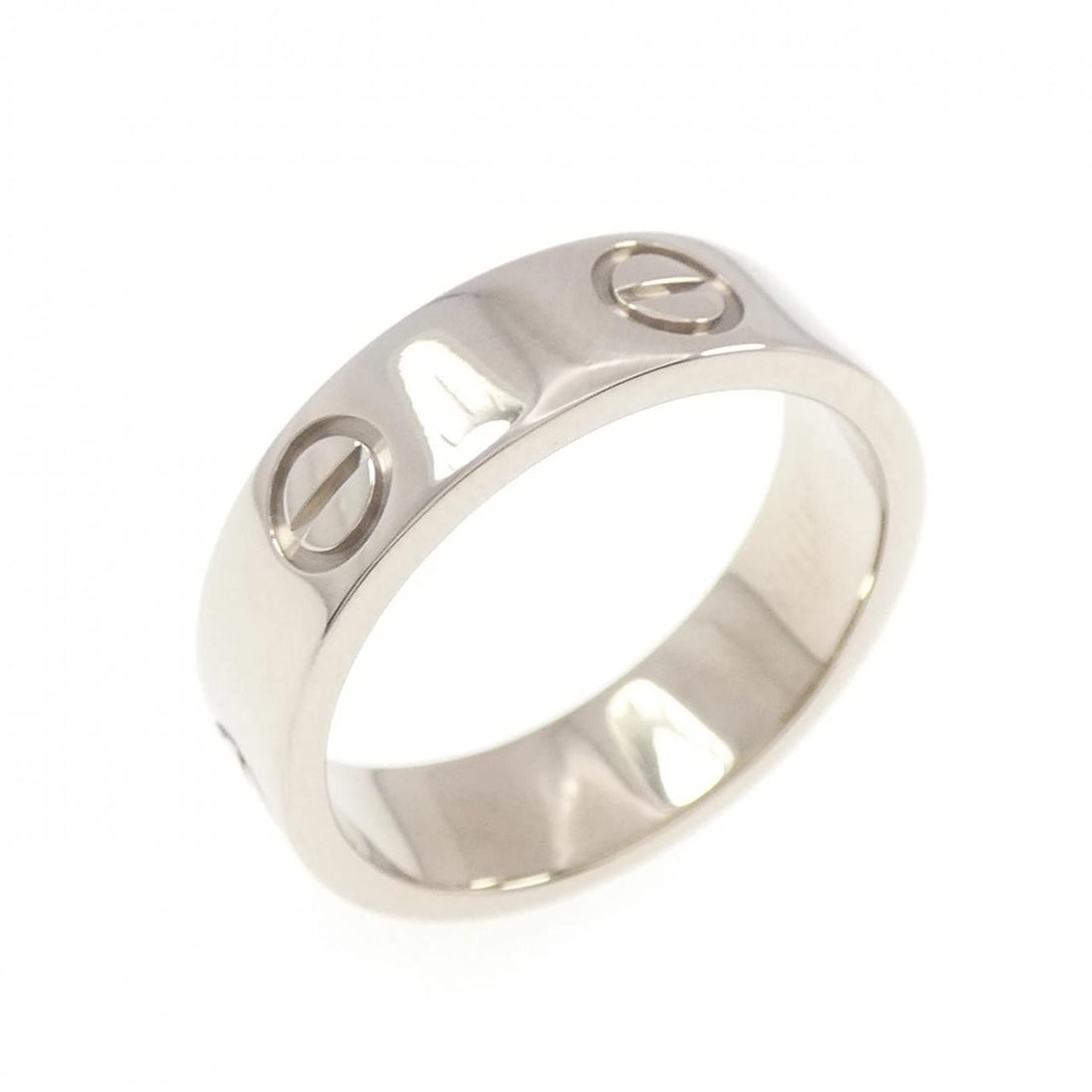 CARTIER LOVE RING: Cartier Love Ring Brand: CARTIER Type/Style: Cartier Ring Material: 750 white gold, Color: White Gold Size: US 7 Accessories: None Accessories Notice: When purchasing pre-owned goods, plea