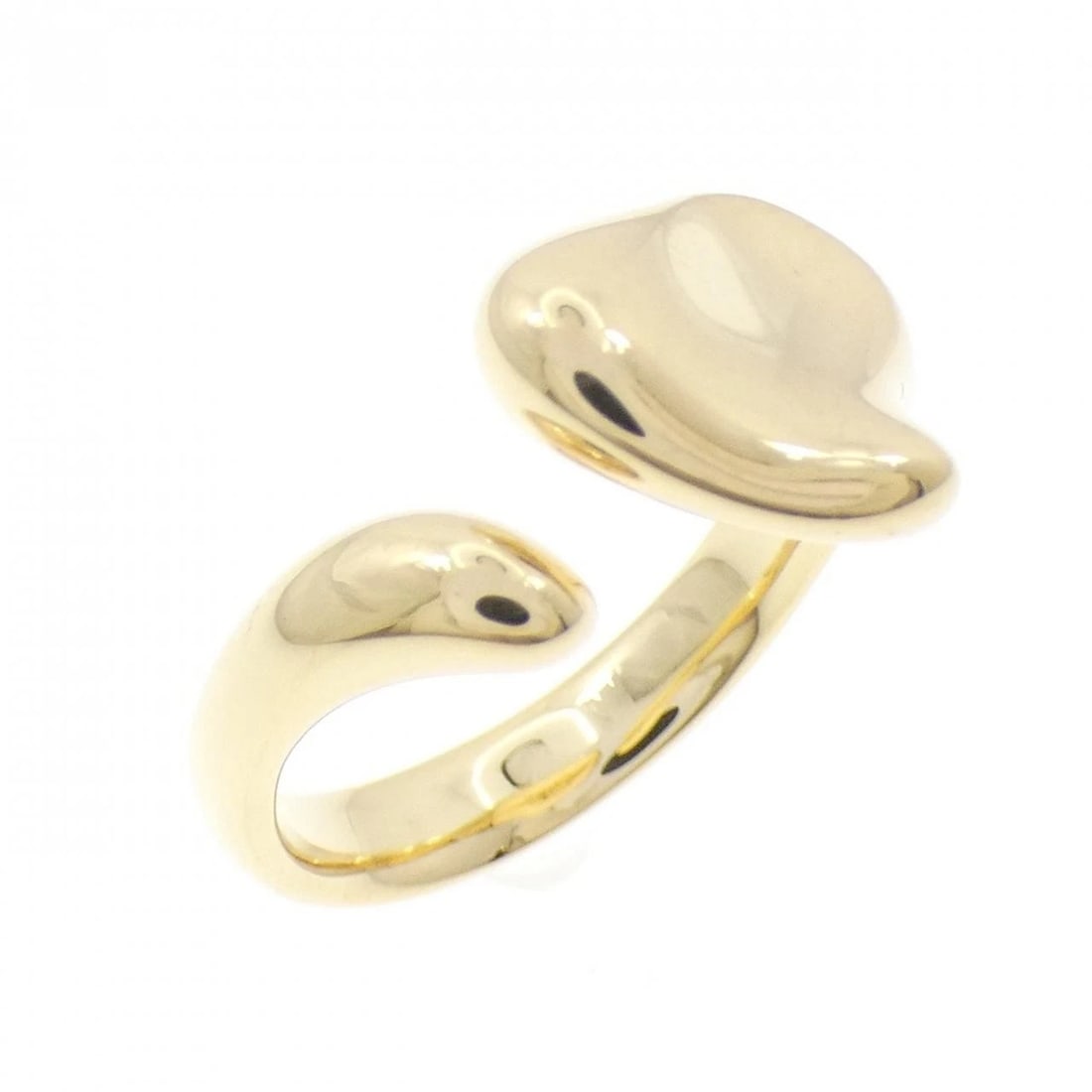 TIFFANY & CO. FULL HEART RING: TIFFANY & Co. Full Heart Ring Brand: TIFFANY&Co. Type/Style: TIFFANY & Co. Ring Material: 750 yellow gold, Color: yellow gold Size: US 5 Accessories: None Accessories Notice: When purchasing
