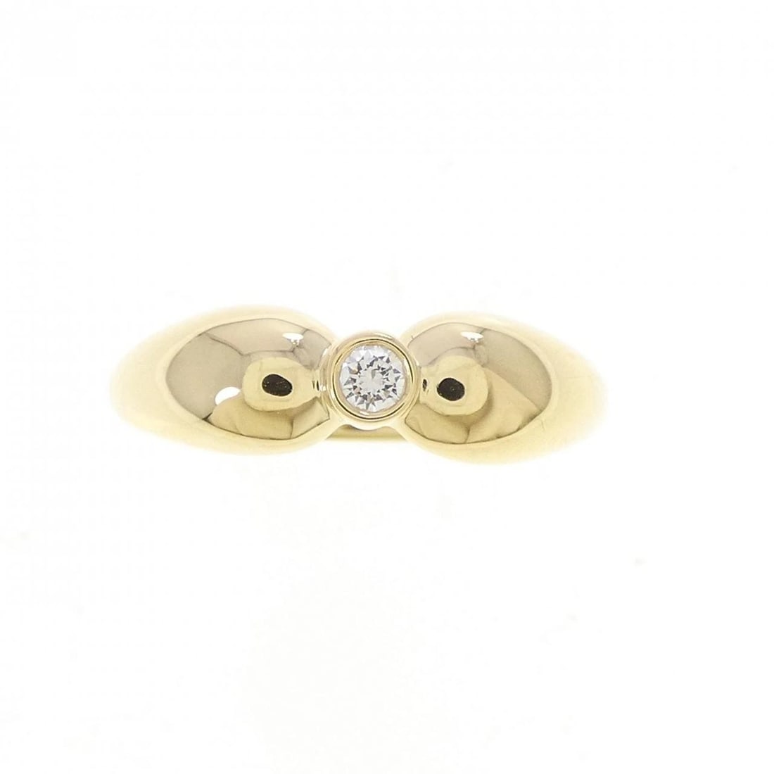 TIFFANY&CO. DOUBLE TEARDROP RING: TIFFANY&Co. Double Teardrop Ring Brand: TIFFANY&Co. Type/Style: TIFFANY & Co. Ring Material: 750 yellow gold, Main Stone Natural Color: Yellow Gold Size: US 5 1/4 Accessories: None Accessories