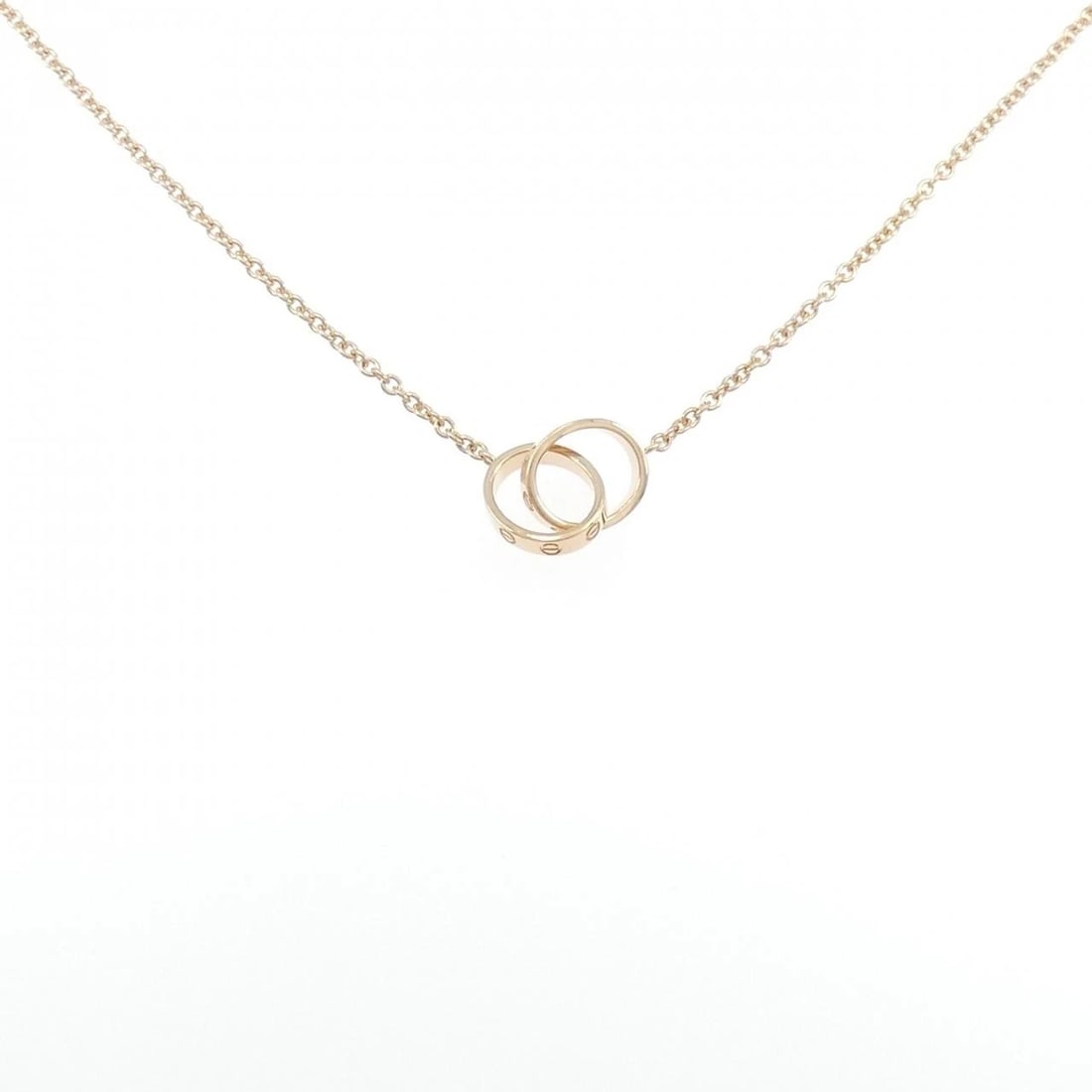 CARTIER BABY LOVE NECKLACE: Cartier Baby Love Necklace Brand: CARTIER Type/Style: Cartier Necklace Material: 750 Pink Gold, Color: pink gold Size: Length 44cm Actual Size Max width approx.: 9.7mm Chain maximum width approx.: 1.8