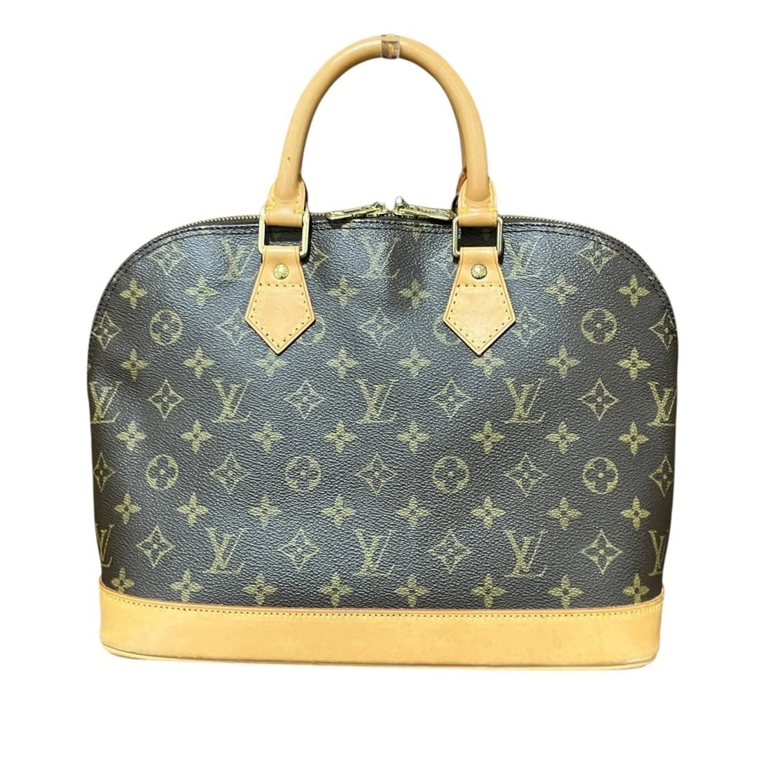 LOUIS VUITTON ALMA HANDBAG MONOGRAM CANVAS: Louis Vuitton Alma handbag, Monogram canvas Brand: Louis Vuitton Type/Style: Handbag Material: Coated canvas Color: Brown Size: (HxWxD) 24cm x 30cm x 15cm / 9.44'' x 11.81'' x 5.9'' Accessories: N