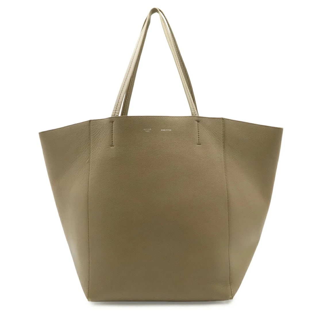 CELINE CABAS PHANTOM MEDIUM BELT TOTE BAG LARGE SHOULDER LEATHER G... GZL1IX0Y: CELINE Cabas Phantom Medium Belt Tote Bag Large Shoulder Leather G... GZl1ix0y Brand: Celine Type/Style: Shoulder bag, Tote bag Material: Leather Color: Grayish Size: (HxWxD) 35cm x 52.5cm x 19cm / 13