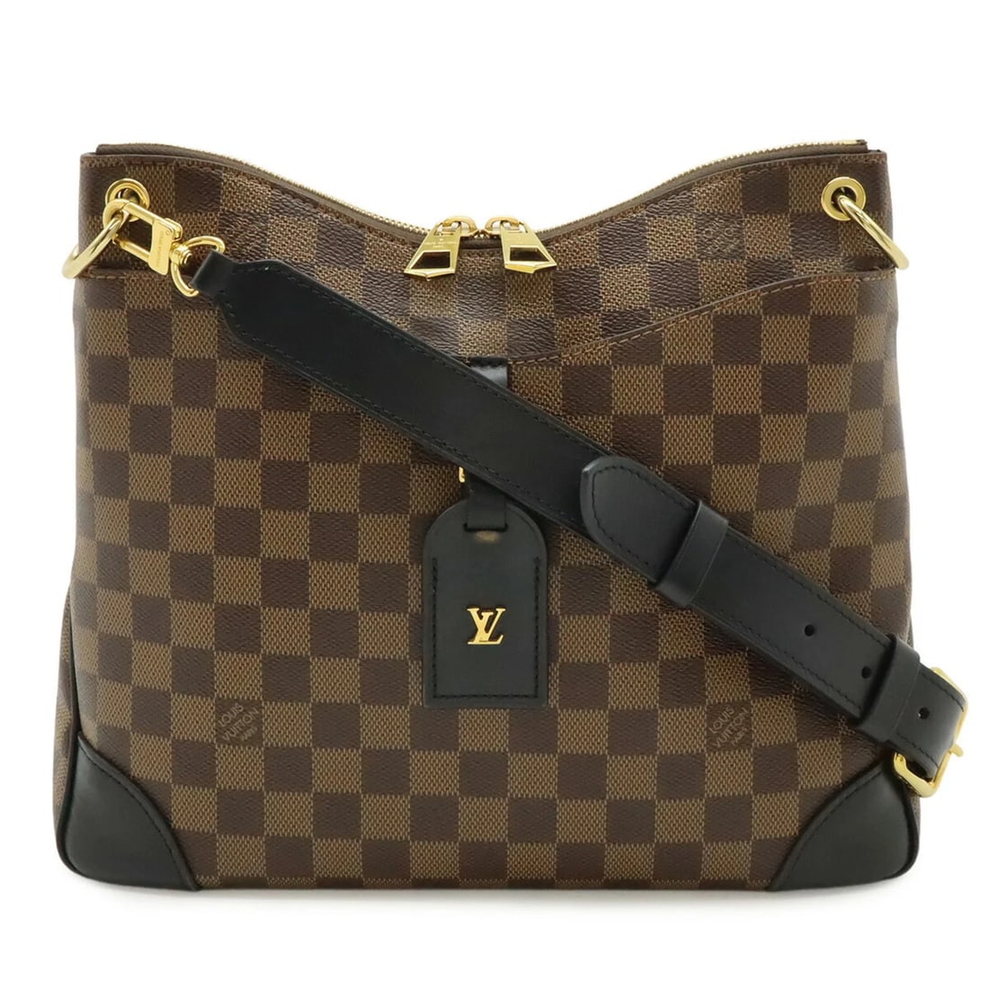 LOUIS VUITTON DAMIER ODEON SHOULDER BAG: LOUIS VUITTON Damier Odeon Shoulder Bag Brand: Louis Vuitton Type/Style: Shoulder bag Material: Monogram Color: Brown, Damier Canvas, Monogram Size: (HxWxD) 25cm x 31cm x 9cm / 9.84'' x 12.2'' x