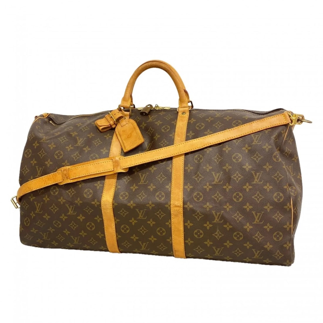 LOUIS VUITTON BAGS - BOSTON MONOGRAM KEEPALL BANDOULIERE: Louis Vuitton Bags - Boston Monogram Keepall Bandouliere Brand: Louis Vuitton Type/Style: Boston bag Material: None Color: Brown Size: (HxWxD) 34cm x 61.5cm x 27cm / 13.38'' x 24.21'' x 10.62''