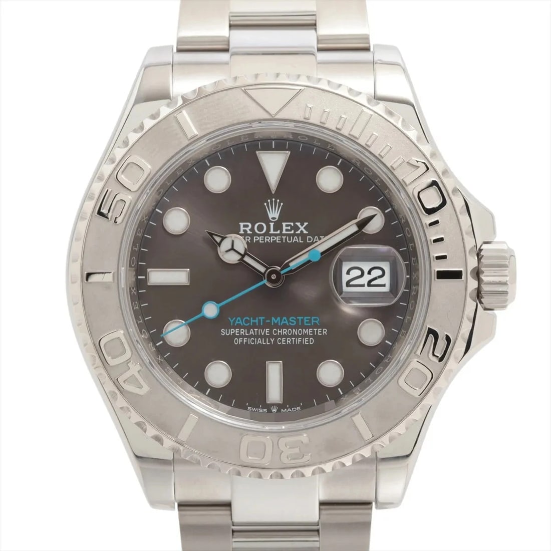 ROLEX YACHT-MASTER 40 AT SLATE DIAL 1 EXTRA LINK WATCH (1 of 3)