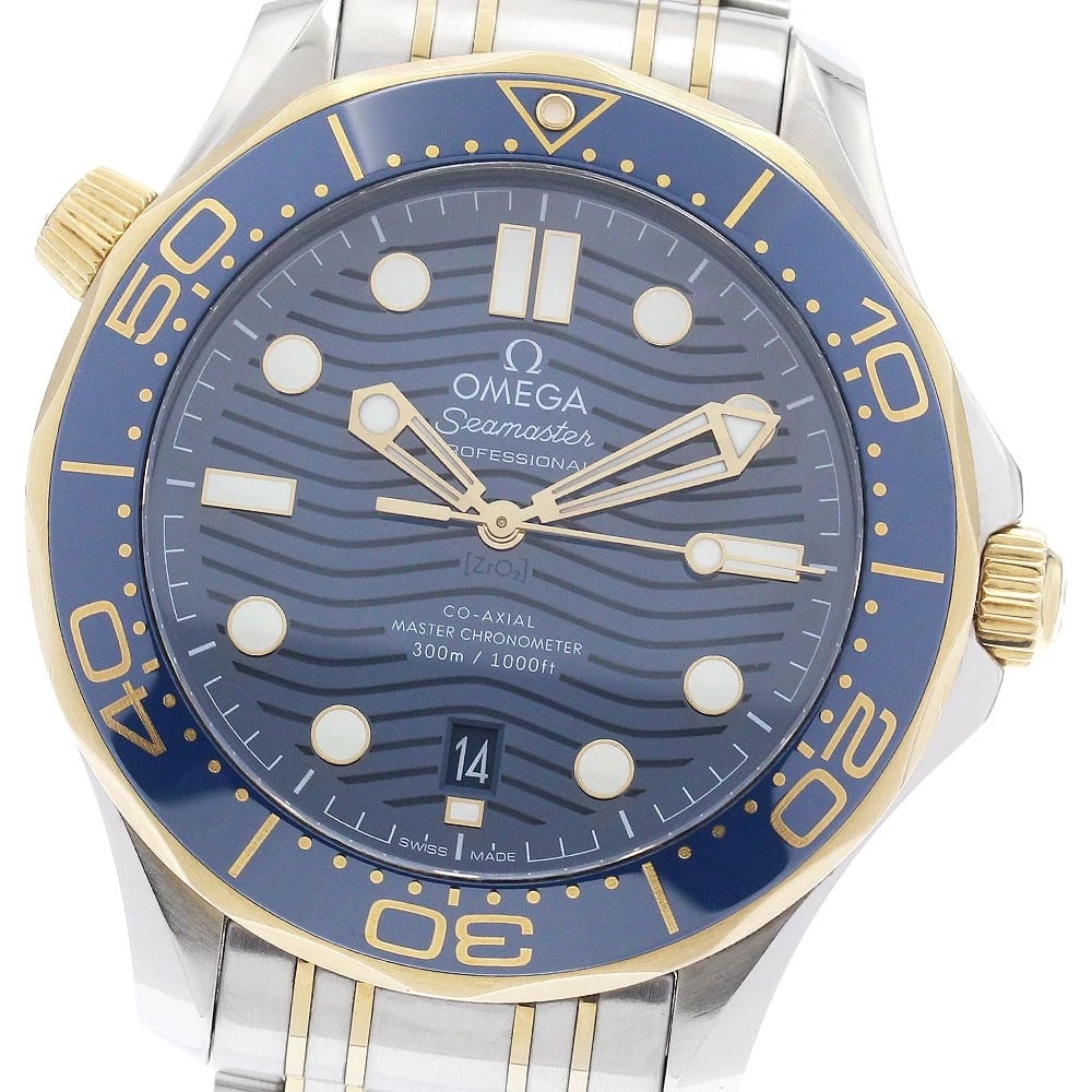 OMEGA SEAMASTER DIVER WATCH: OMEGA Seamaster Diver Watch Brand: OMEGA Type/Style: Wristwatch Material: Band Material Stainless Steel/K18YG, Case Material Stainless Steel/K18YG Color: Case Color Silver / Gold Band Color Silver /