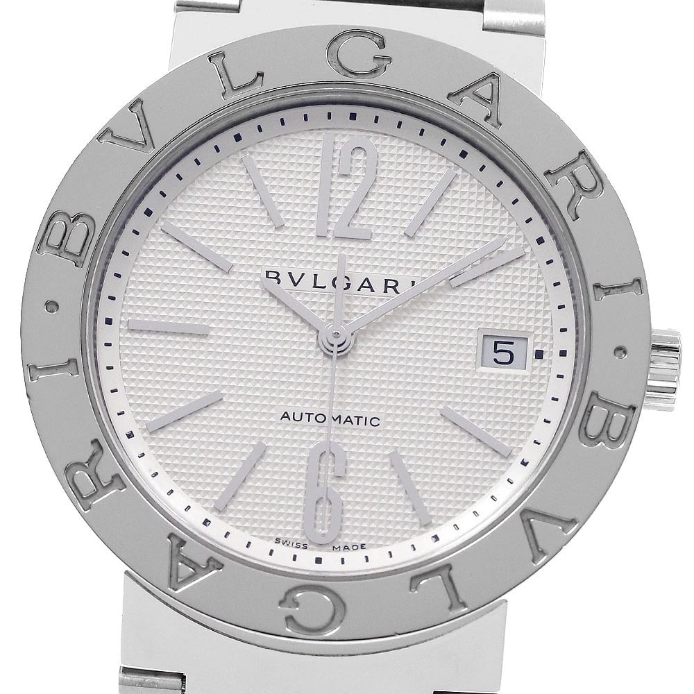BVLGARI BVLGARIBVLGARI DATE SILVER DIAL AUTOMATIC WATCH (1 of 4)