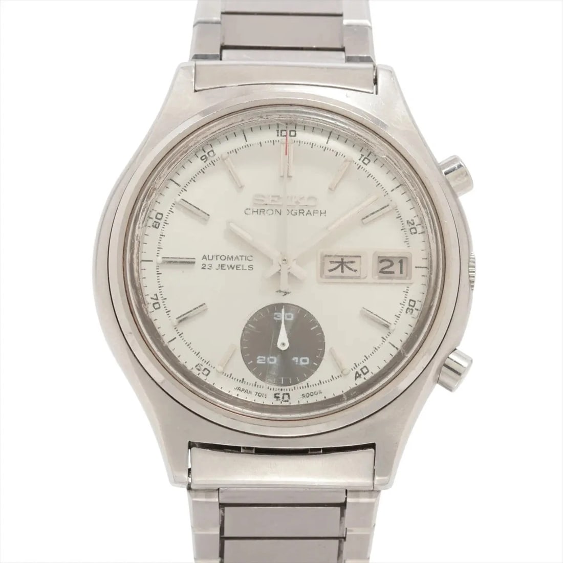 SEIKO CHRONOGRAPH FLYBACK SS WATCH (1 of 3)