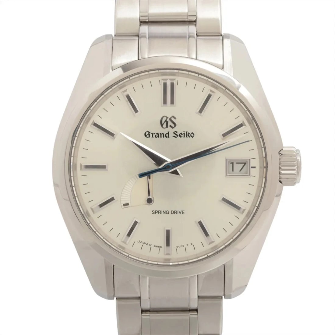 GRAND SEIKO HERITAGE COLLECTION SPRING DRIVE WATCH: Grand Seiko Heritage Collection Spring Drive Watch Brand: Grand Seiko Type/Style: Wristwatch Material: SS Color: Dial Color Silver Size: Case:W1.6 x H1.6inch / W40 x H46.2 Circumference of
