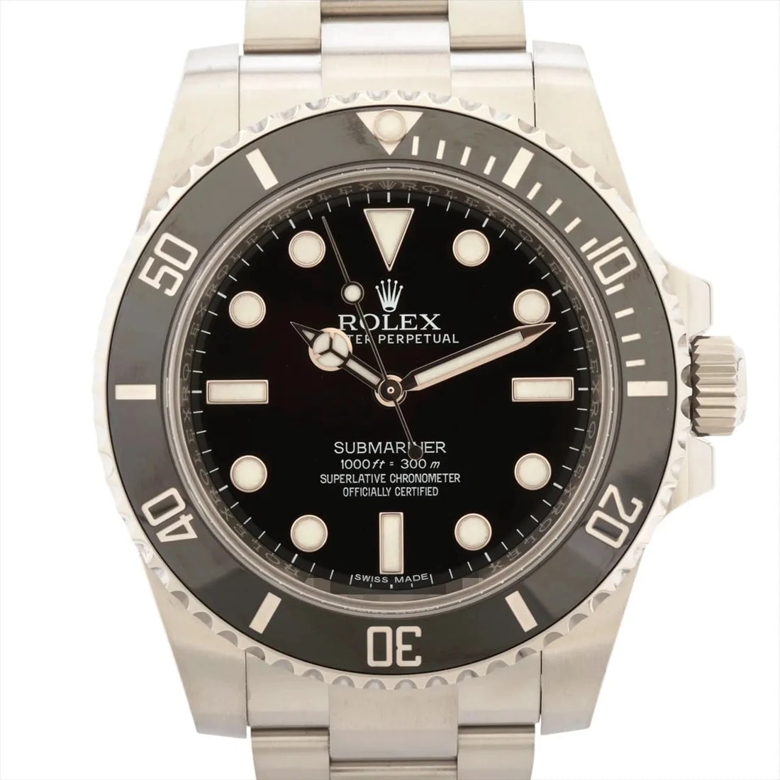 ROLEX SUBMARINER SS AT BLACK DIAL WATCH: Rolex Submariner SS AT black dial Watch Brand: Rolex Type/Style: Wristwatch Material: SS Color: Dial Color Black Size: Case:W1.6 x H1.6inch / W40 x H40 Circumference of Wrist:7.1inch / 18 Accessor