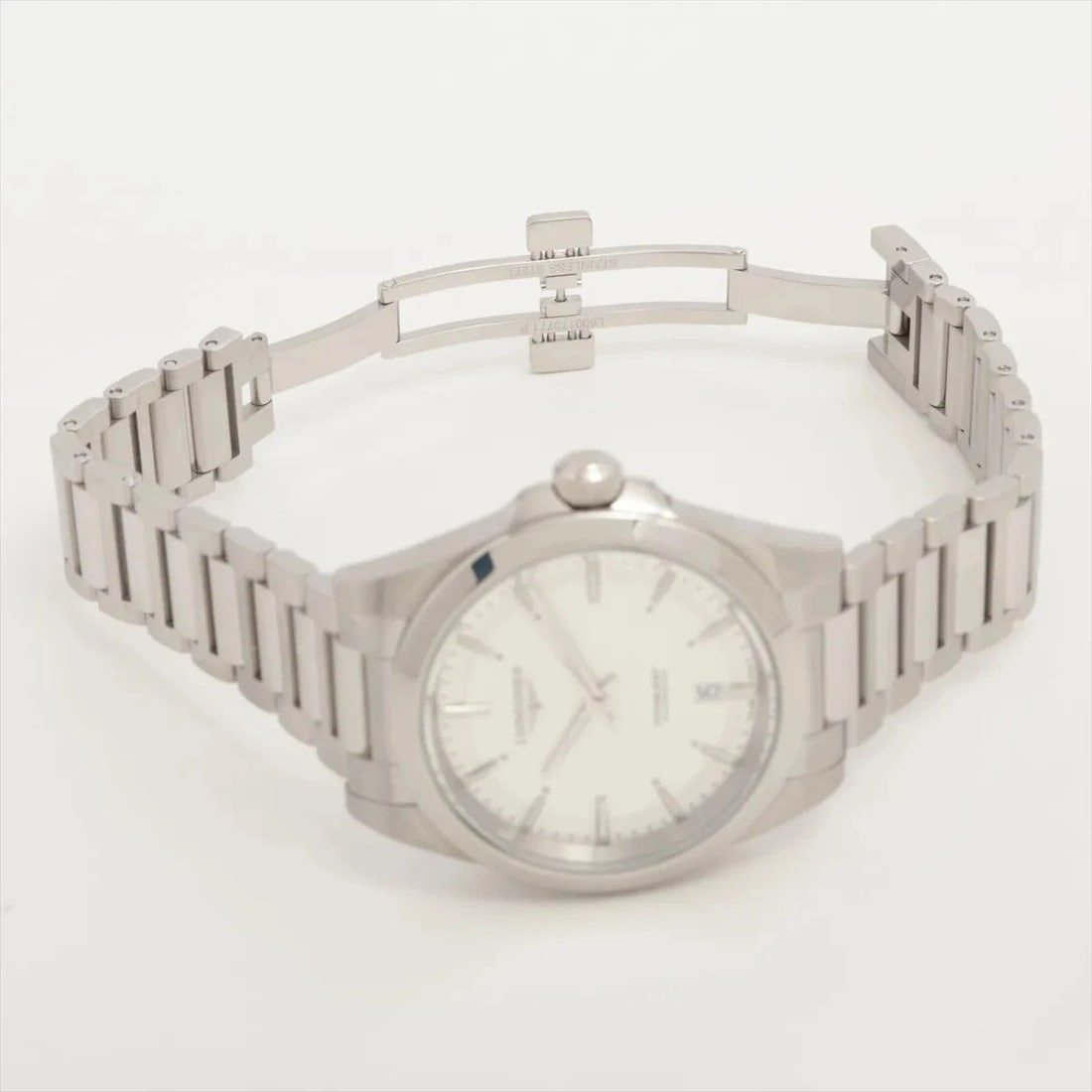 LONGINES CONQUEST AT SILVER-FACE WATCH - 3