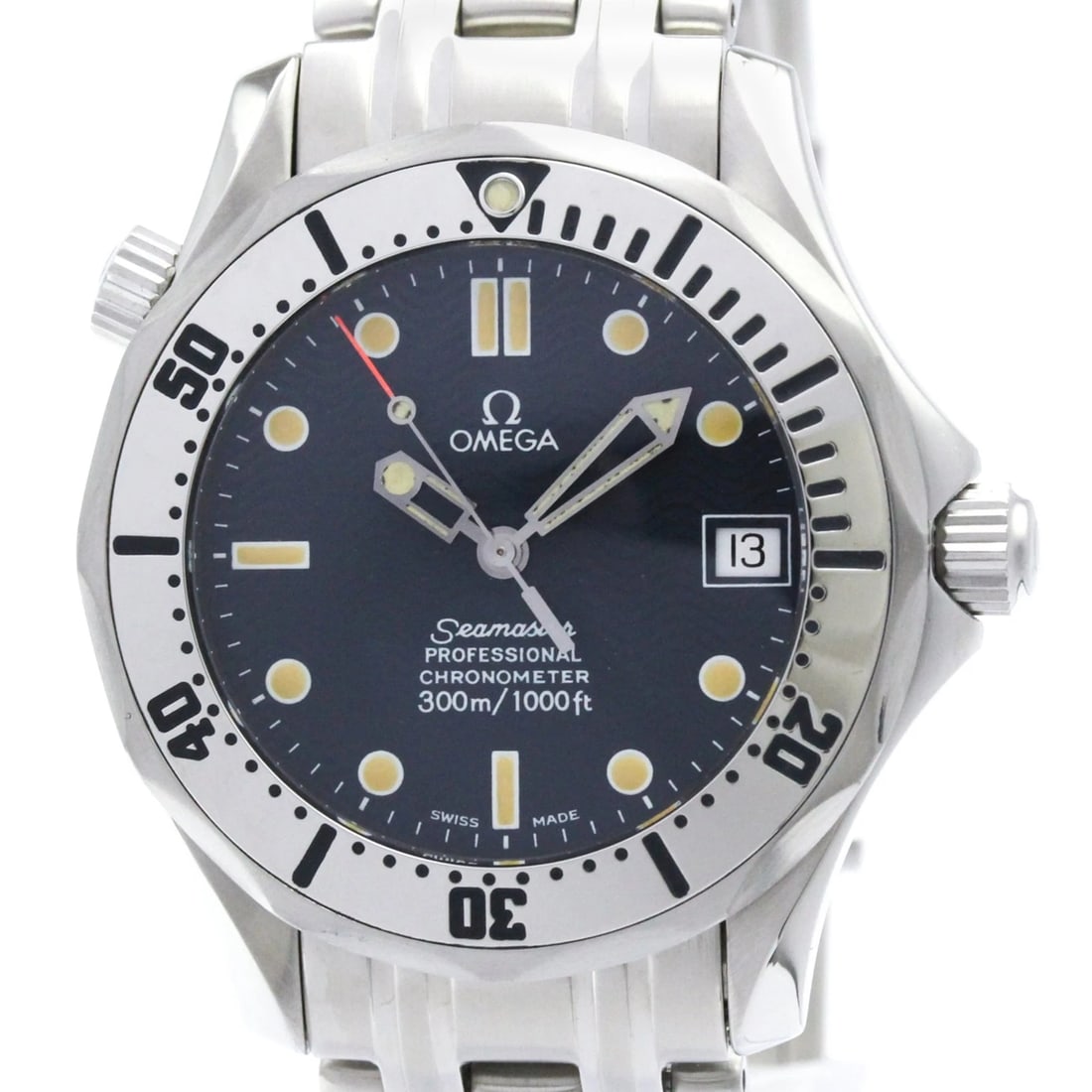 OMEGA SEAMASTER PROFESSIONAL WRIST WATCH: OMEGA seamaster professional Wrist Watch Brand: OMEGA Type/Style: Wristwatch Material: (case)]: Stainless steel (SS) Color: Dial Color Blue Size: [Case width]: 36mm / 1.42'' Accessories: None