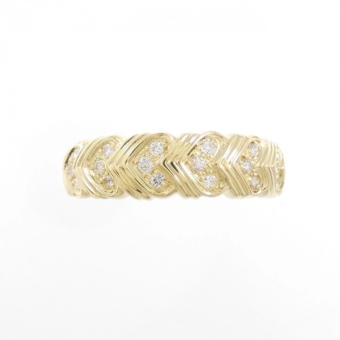 K18YG DIAMOND RING - 2
