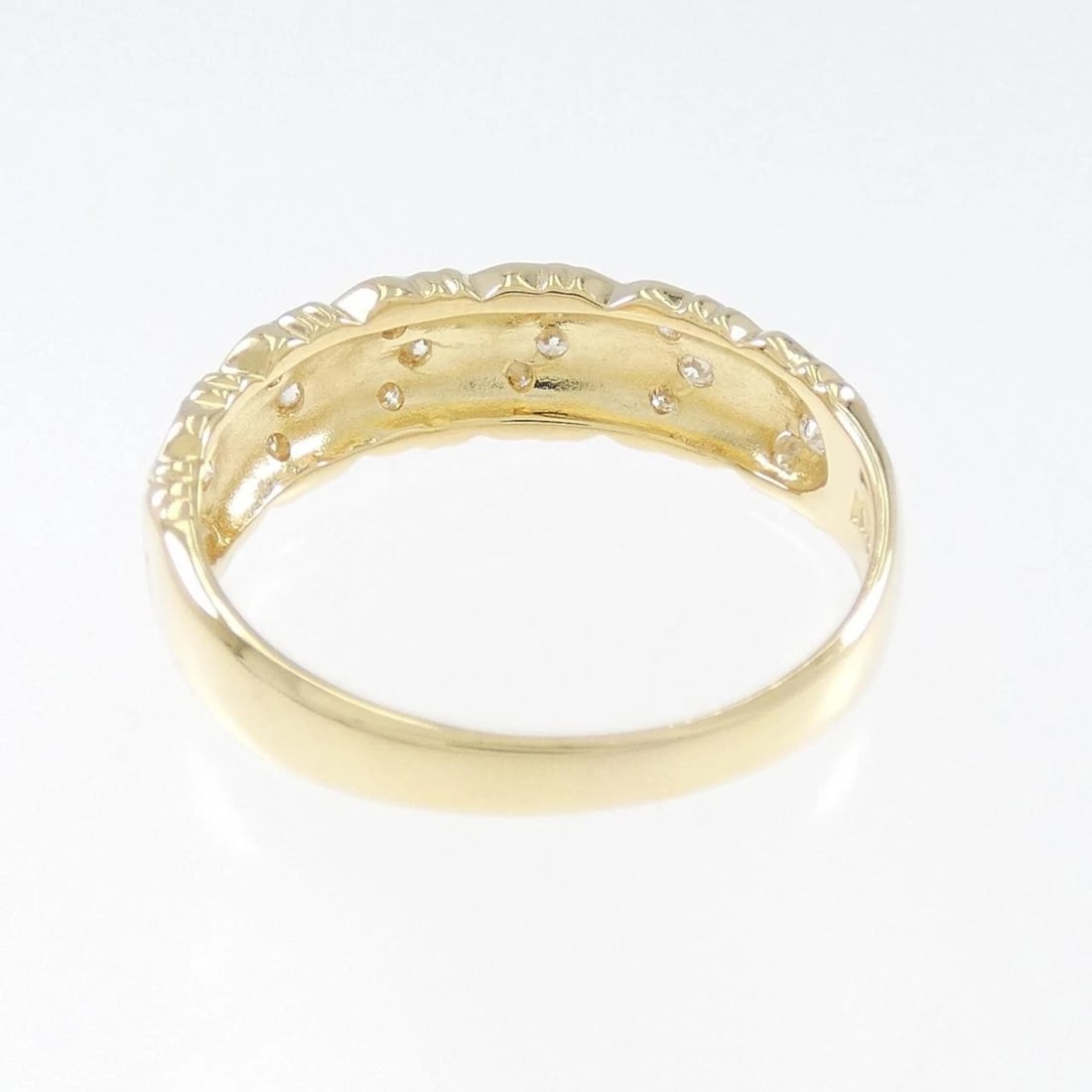 K18YG DIAMOND RING - 3