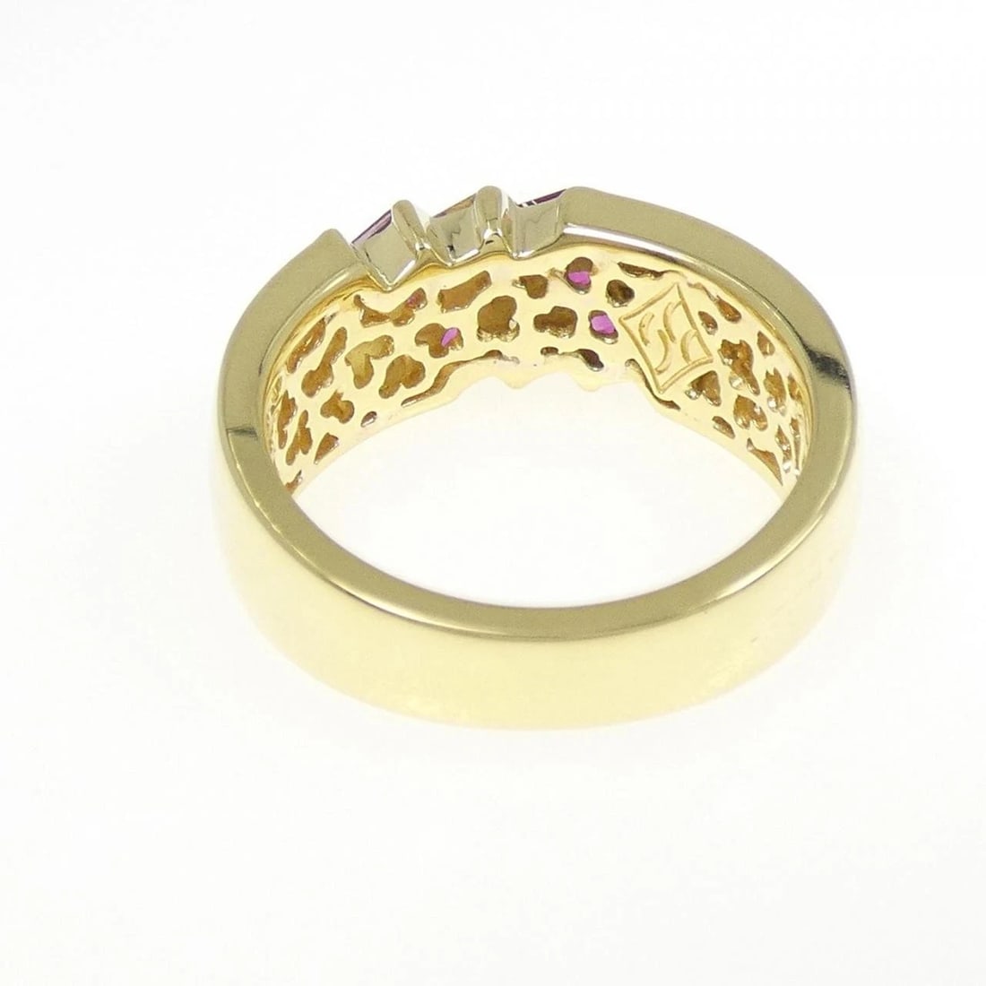 K18YG RUBY RING - 3