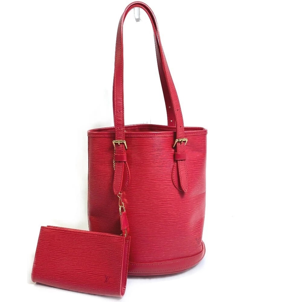 LOUIS VUITTON EPI PETITE BUCKET PM SHOULDER BUCKET BAG (1 of 9)
