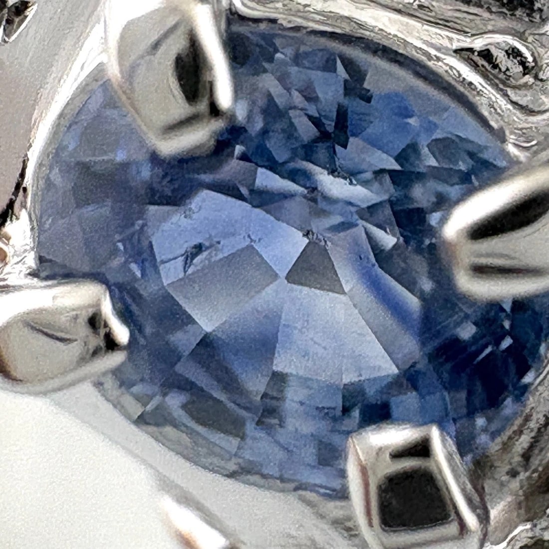 SAPPHIRE DESIGN RING PLATINUM - 2