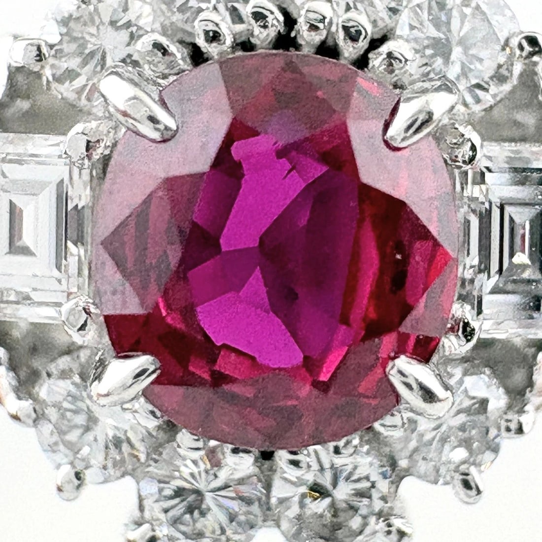 RUBY DESIGN RING PLATINUM - 2